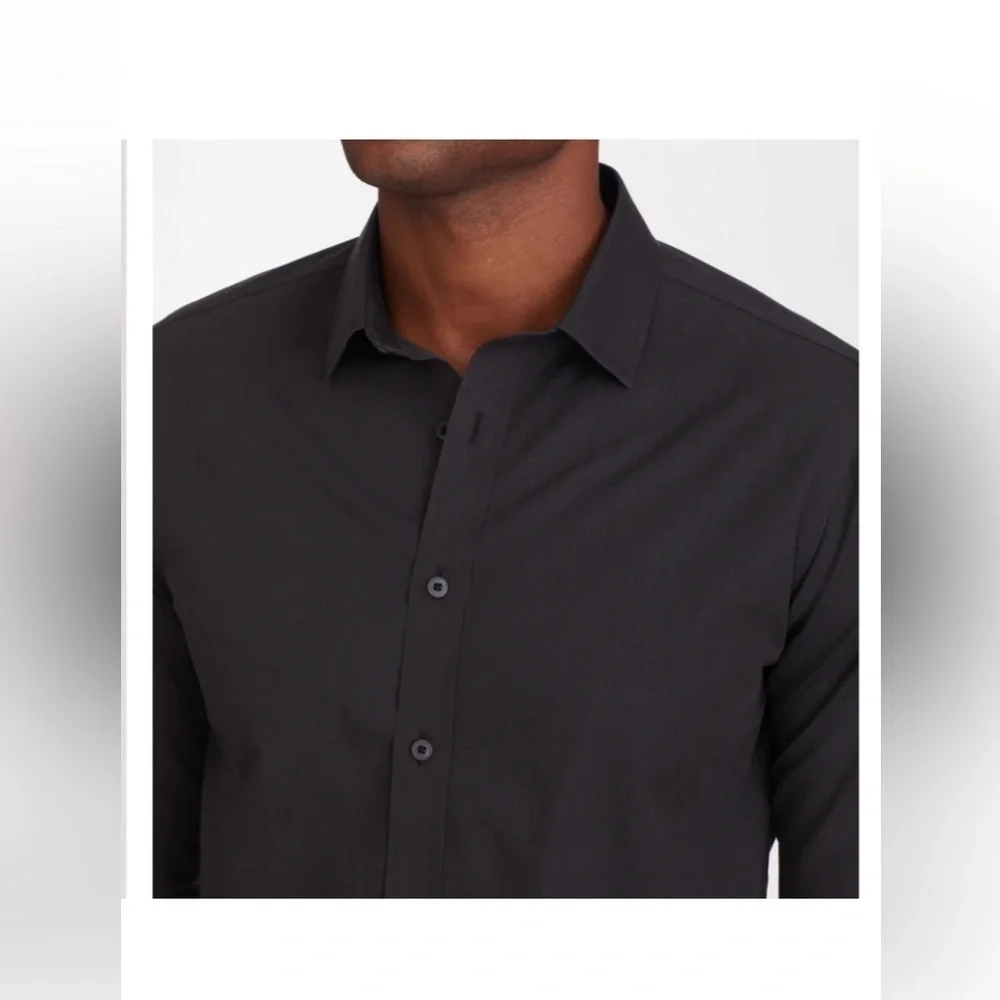 Untuckit Wrinkle Free Black Button down XXL Shirt